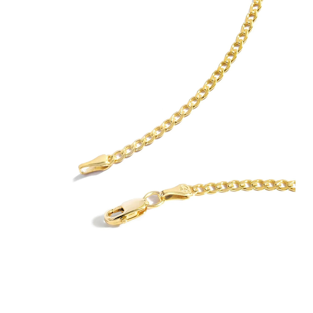 14K gold filled Miami Cuban link chain necklace in various widths for men and women