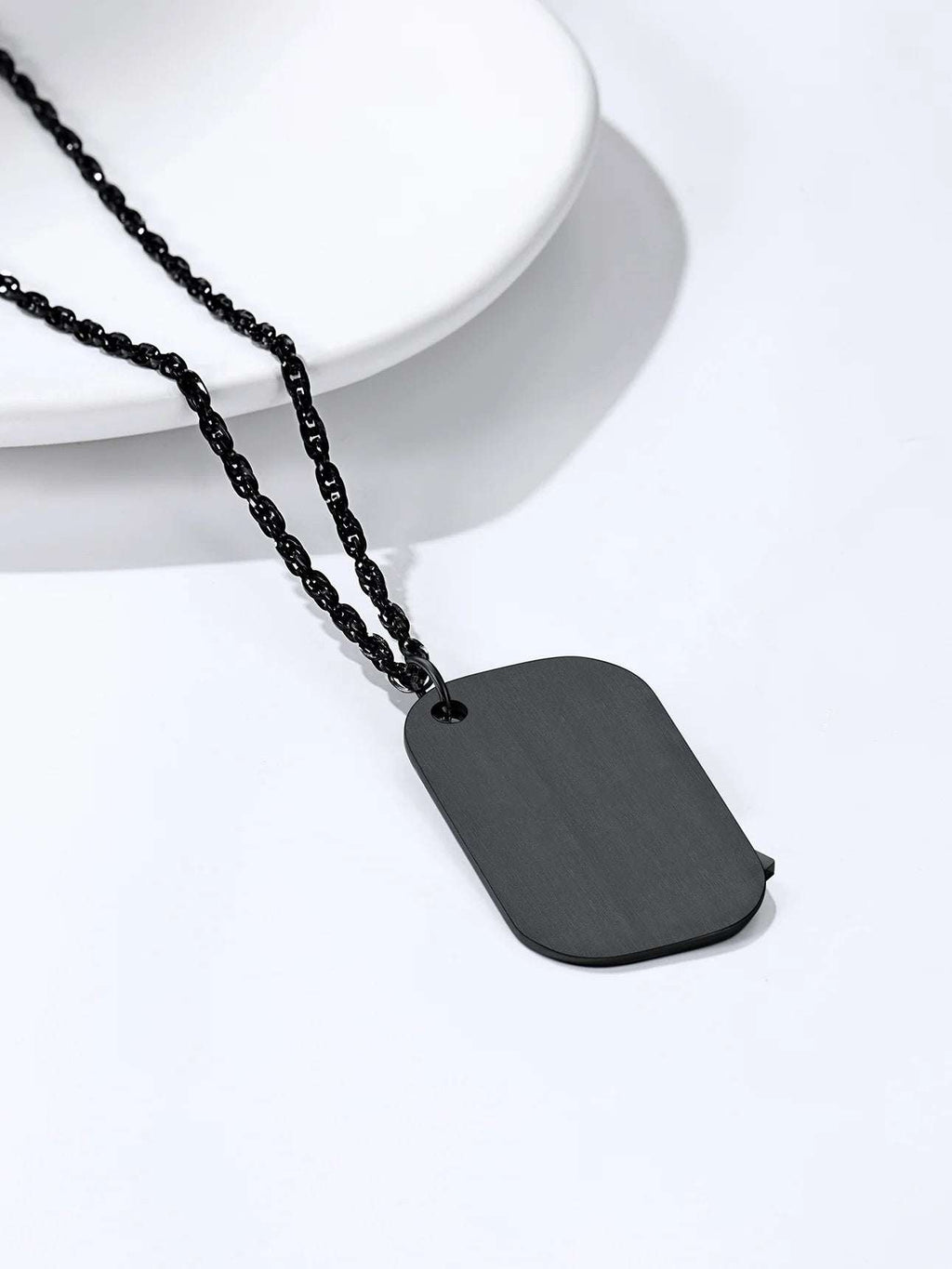 Cross Necklace for Men Stainless Steel Dog Tag Stylish Gift