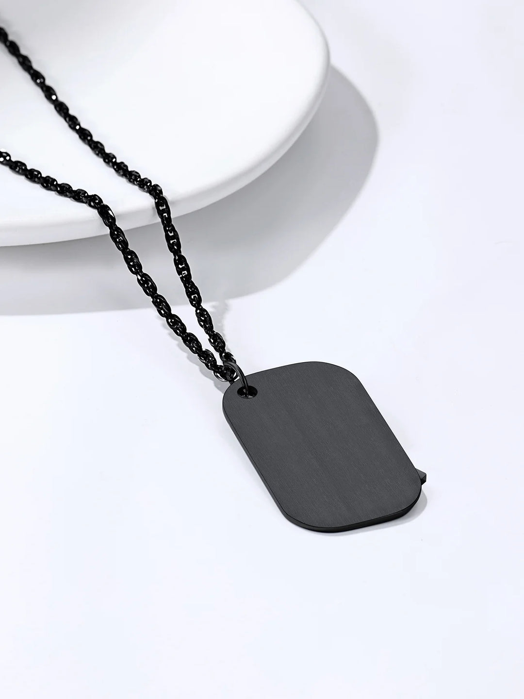 Cross Necklace for Men Stainless Steel Dog Tag Stylish Gift