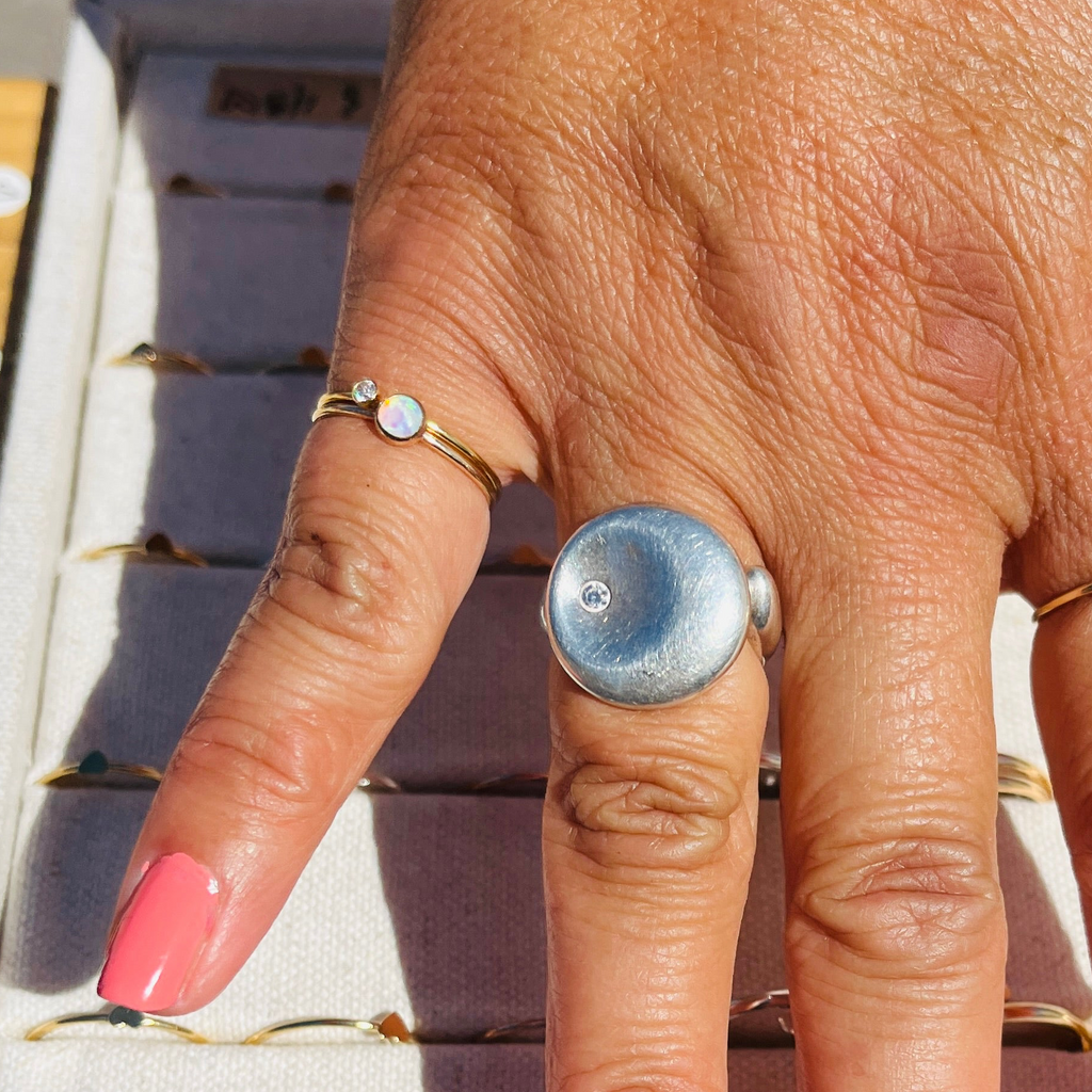 14K Gold Filled "MARIA" OPAL RING
