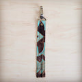 Turquoise Laredo Genuine Leather Key Clain/ Purse Clip 703p