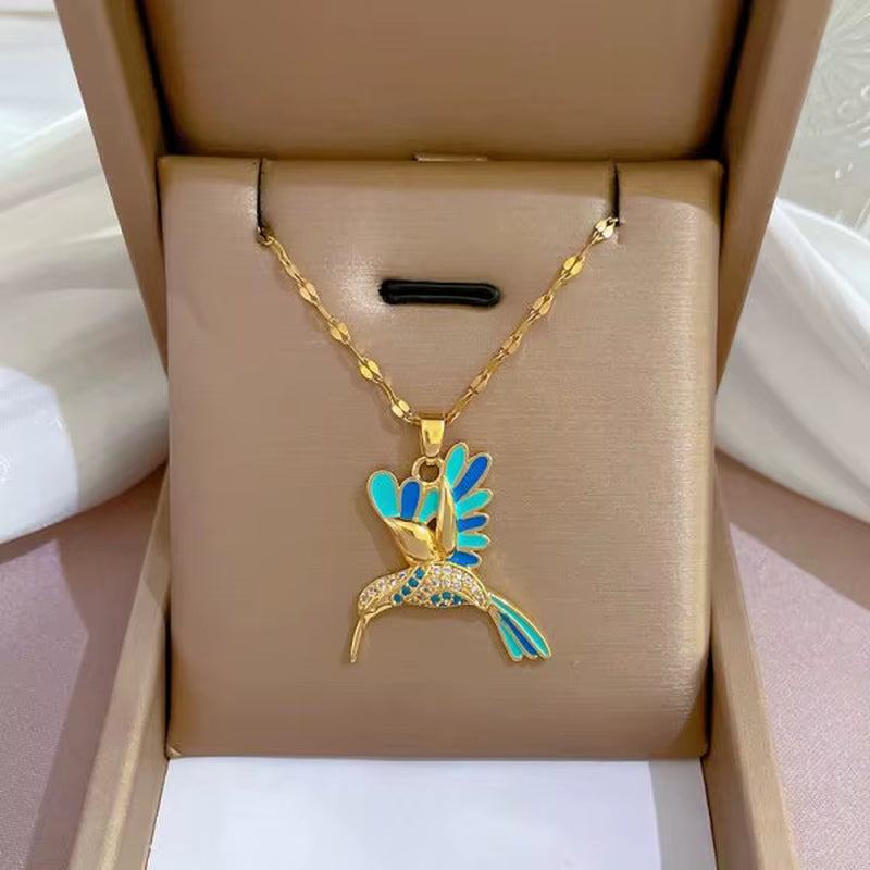 Luna Bloom Butterfly Tassel Necklace – Grace in Every GlimmerA Dance of Light, Elegance, and FantasyDelicate yet bold, the Luna Bloom Butterfly Tassel Necklace is a tribute to femininity, freedom, and the beauty of fine detailRemoloxLuna Bloom Butterfly Tassel Necklace