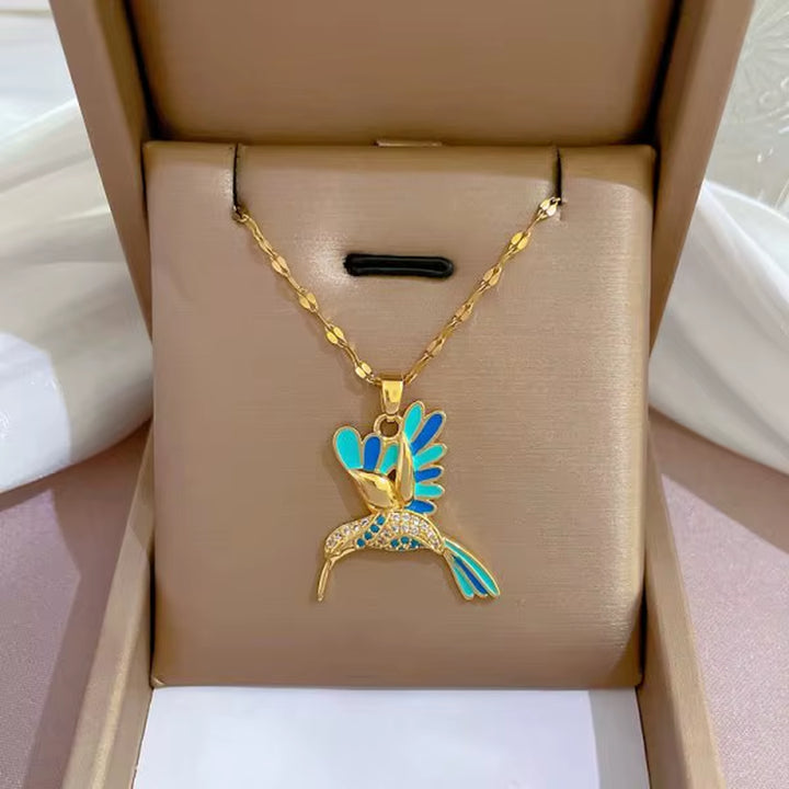 Luna Bloom Butterfly Tassel Necklace – Grace in Every Glimmer