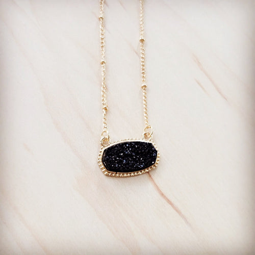 **Collier chaîne or nouée avec pendentif 257kz