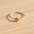 14K Gold Filled CITRINE GEMSTONE RING