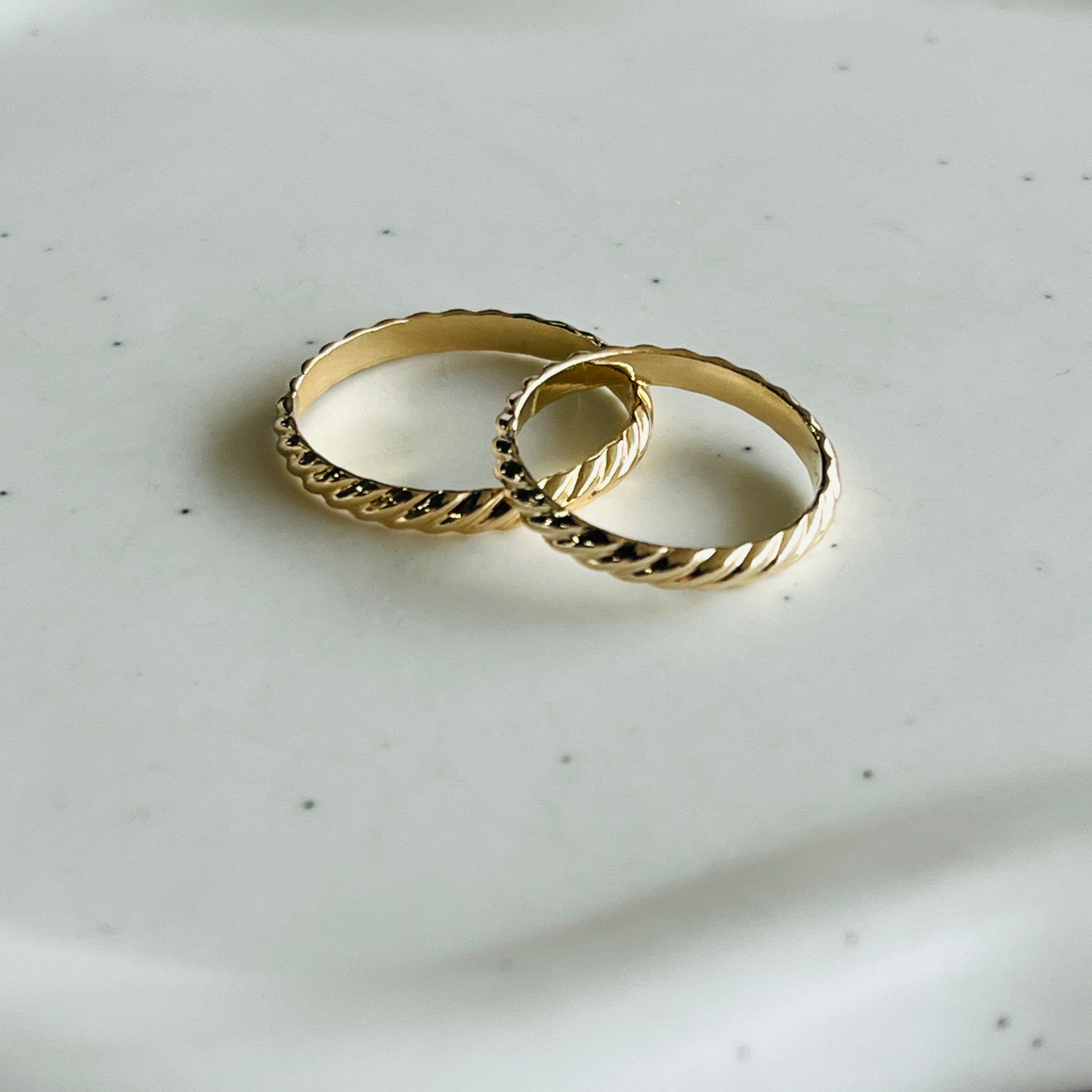 14k gold filled SHORE BAND RING