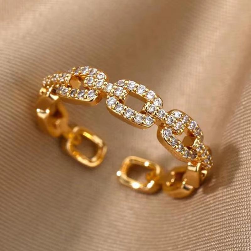EverTwist™ Geometric Zircon Open Ring – Timeless Sparkle, Modern LoveWhere Elegance Meets EdgeThe EverTwist™ Open Ring is a perfect fusion of contemporary design and lasting elegance. Crafted from durable stainless steel with a geometRemoloxEverTwist™ Open Ring