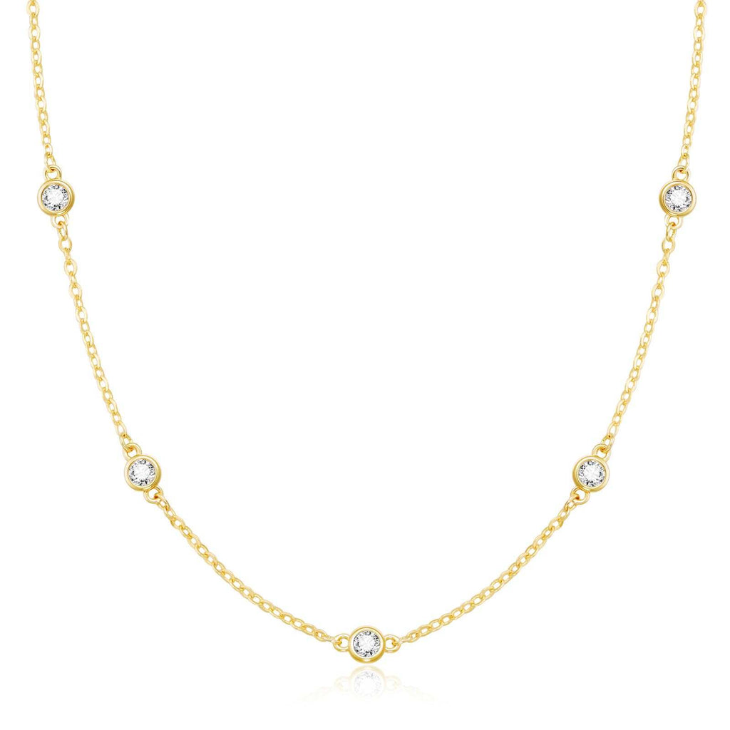 CUEZIY Mothers Day Gifts - Dainty Silver Gold Necklaces