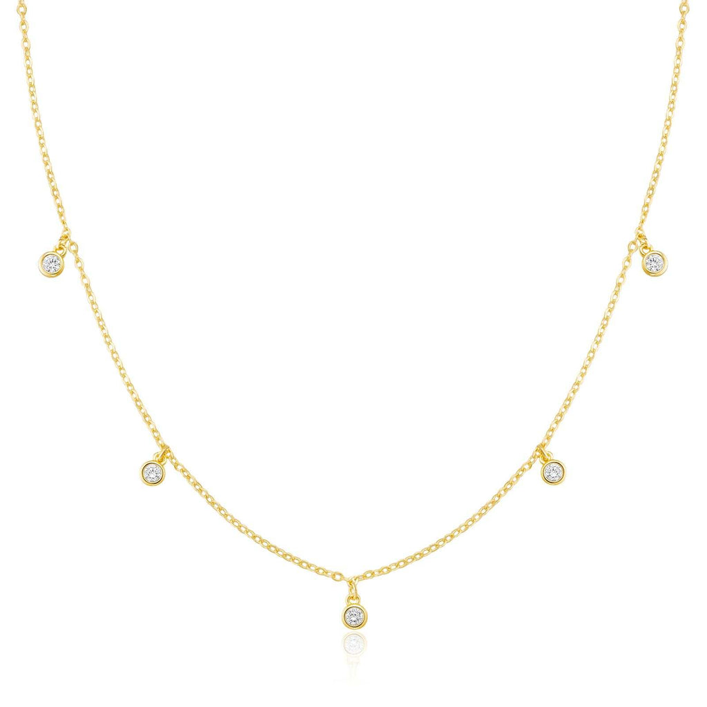 CUEZIY Mothers Day Gifts - Dainty Silver Gold Necklaces