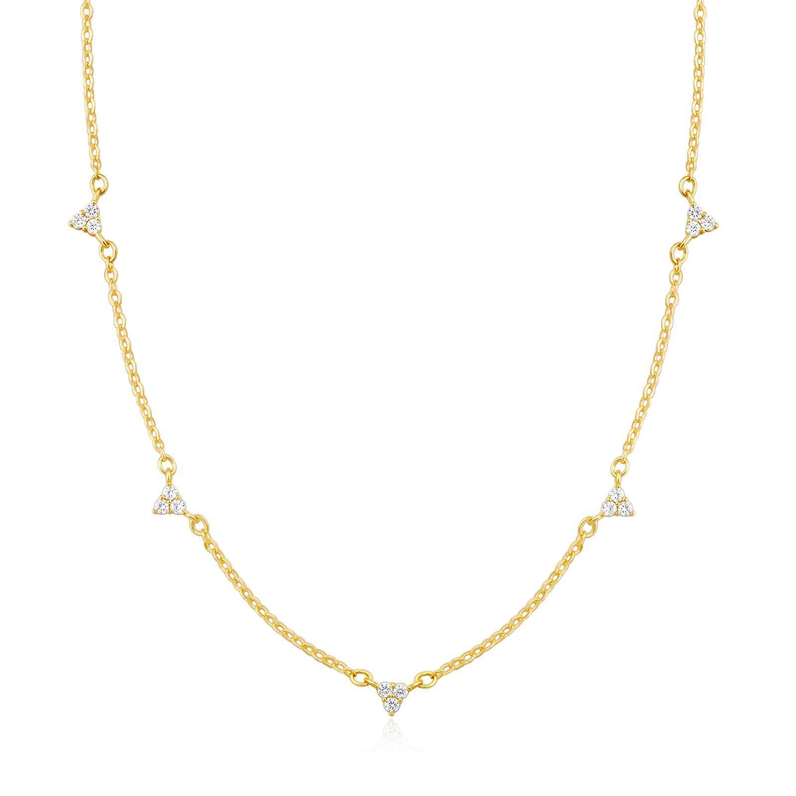 CUEZIY Mothers Day Gifts - Dainty Silver Gold Necklaces