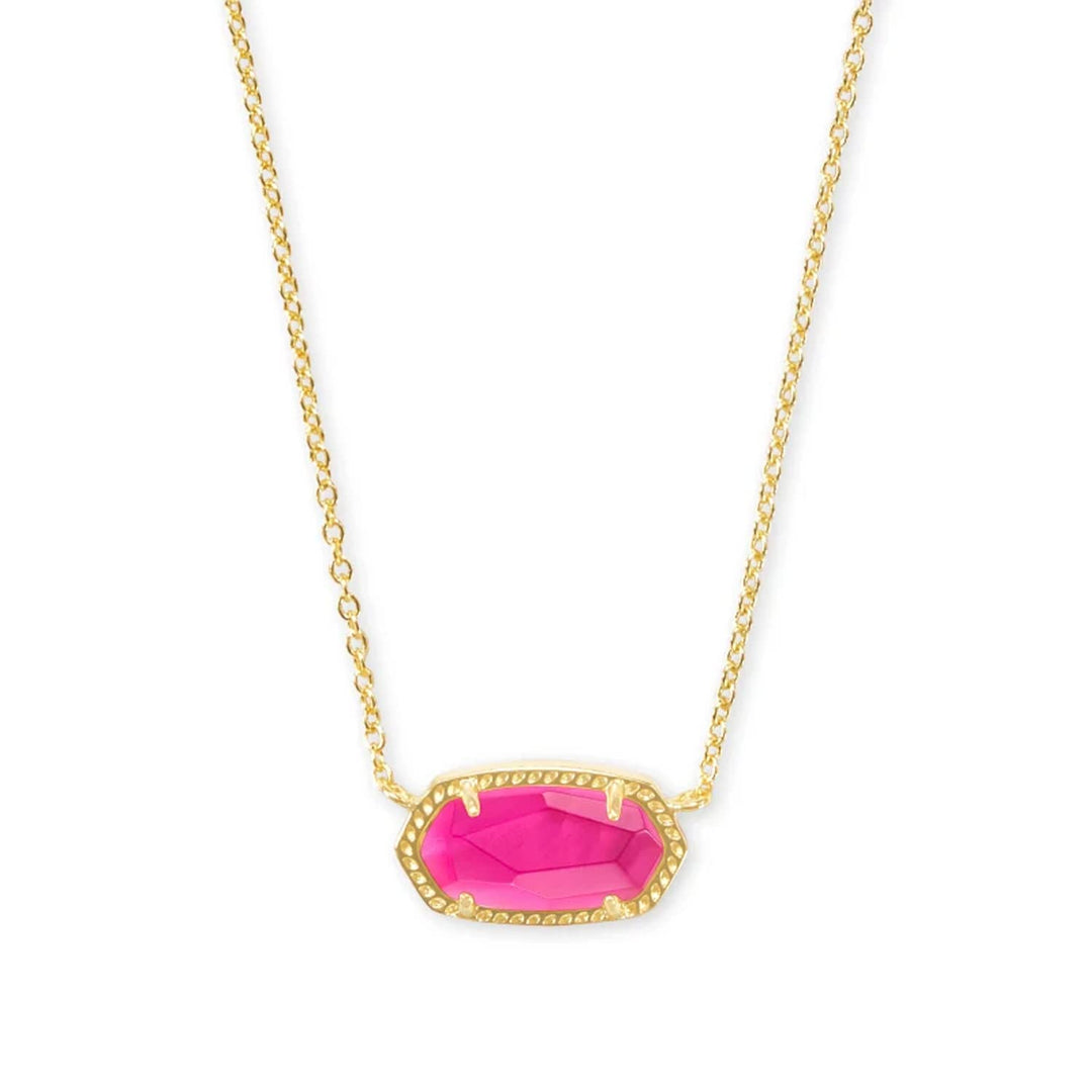 Kendra Scott Elisa Pendant Necklace for Women, Fashion Jewelry, 14k Gold-Plated