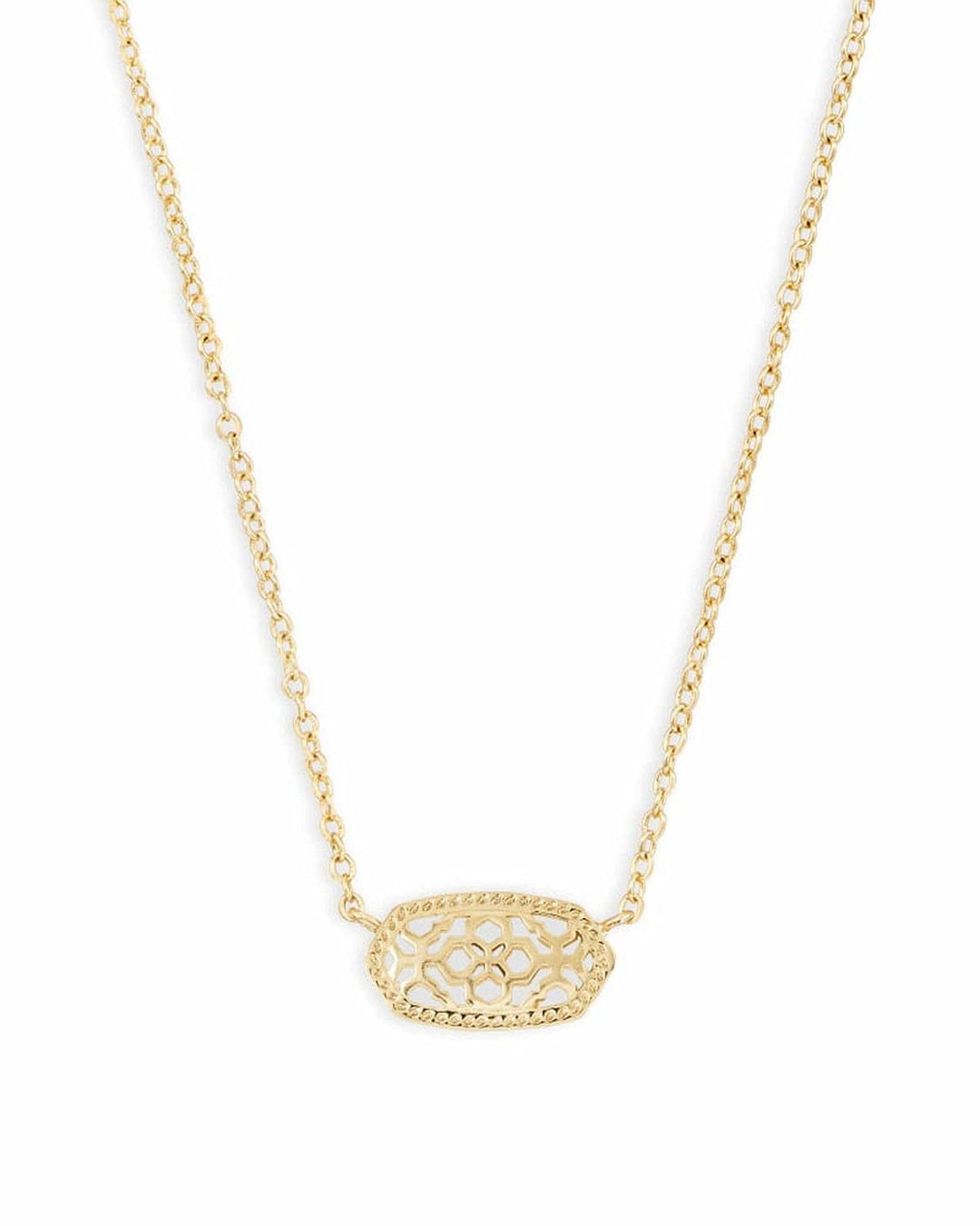 Kendra Scott Elisa Pendant Necklace for Women, Fashion Jewelry, 14k Gold-Plated