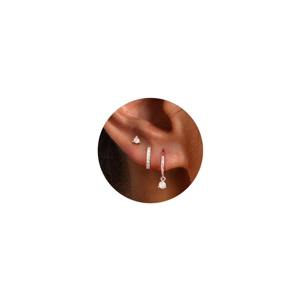 Freekiss 3 Pairs Gold Hoop Earrings Set for Women