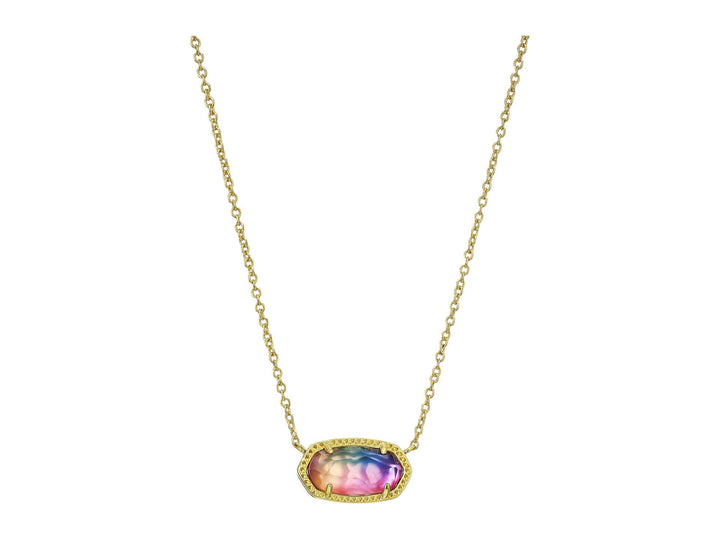 Kendra Scott Elisa Pendant Necklace for Women, Fashion Jewelry, 14k Gold-Plated
