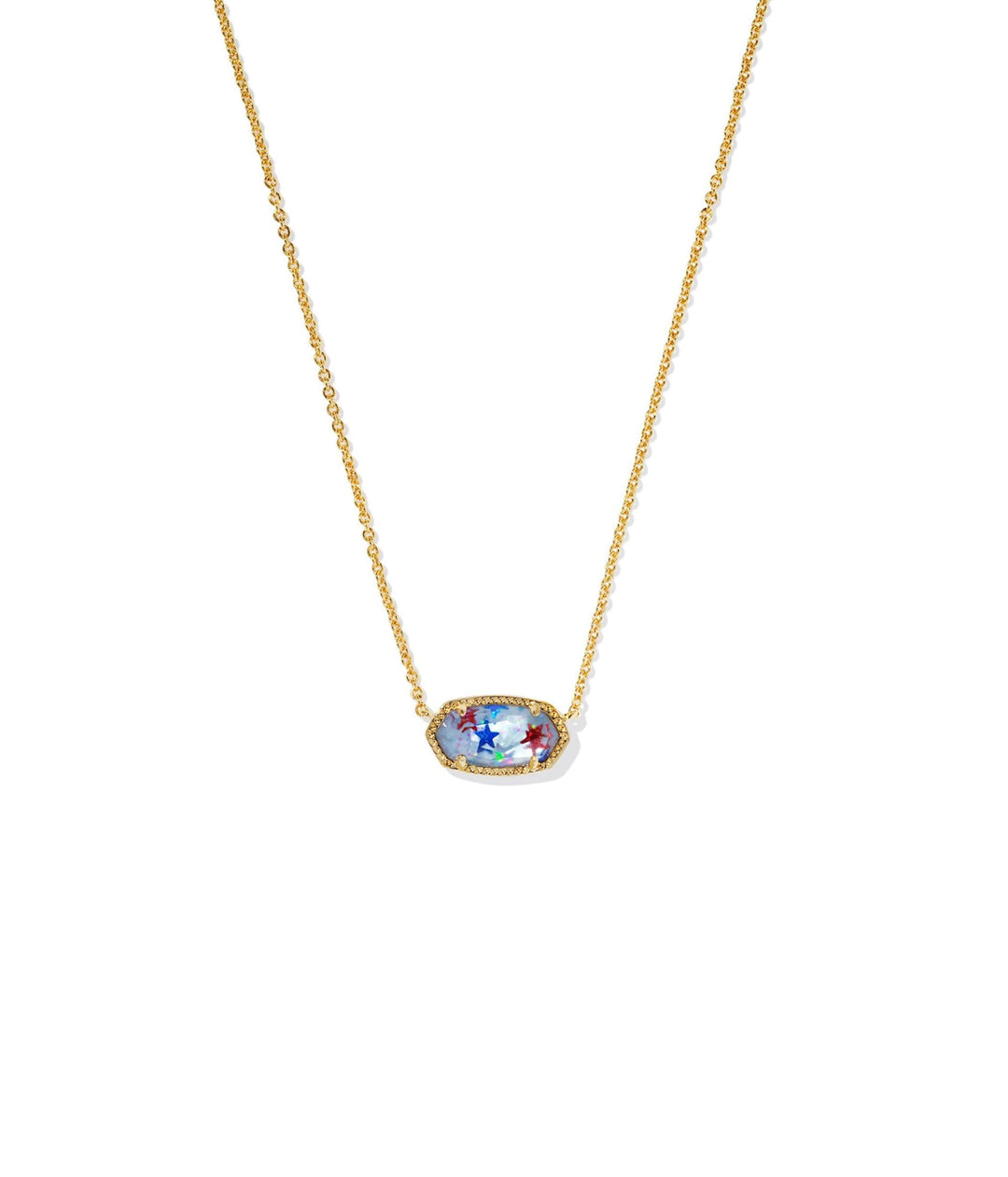 Kendra Scott Elisa Pendant Necklace for Women, Fashion Jewelry, 14k Gold-Plated