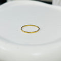 14k gold filled or sterling silver HAMMERED STACKING RING