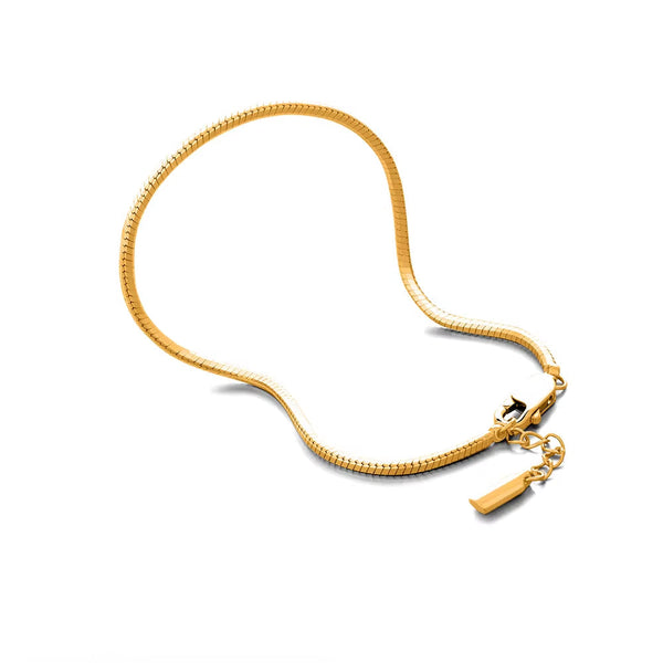 Emanco™ Gold Snake Chain Bracelet – Bold Simplicity for the Modern Man