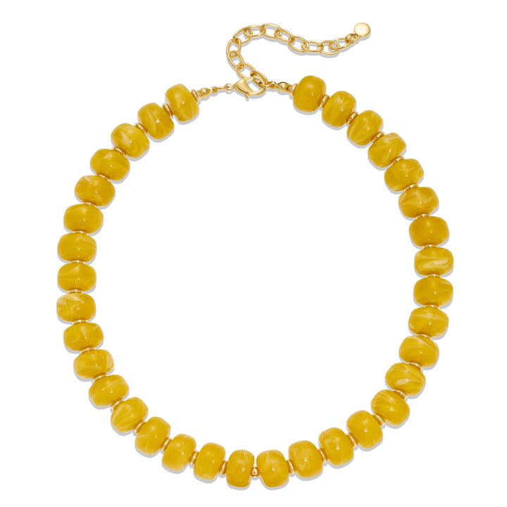 LILIE&WHITE Resin Chunky Beaded Necklace for Women Minimalistic Modern Statement Necklace Jewelry Accessories