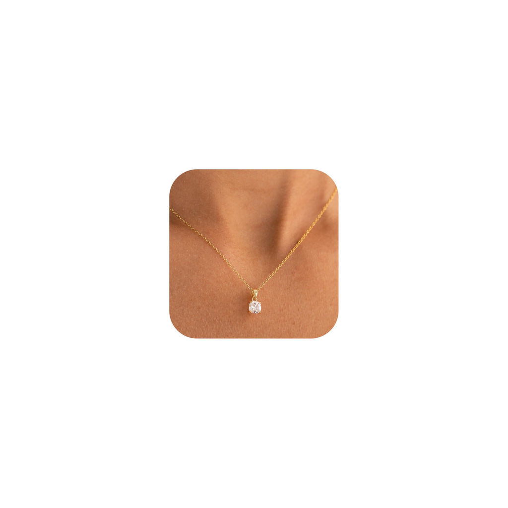 CUEZIY Mothers Day Gifts - Dainty Silver Gold Necklaces