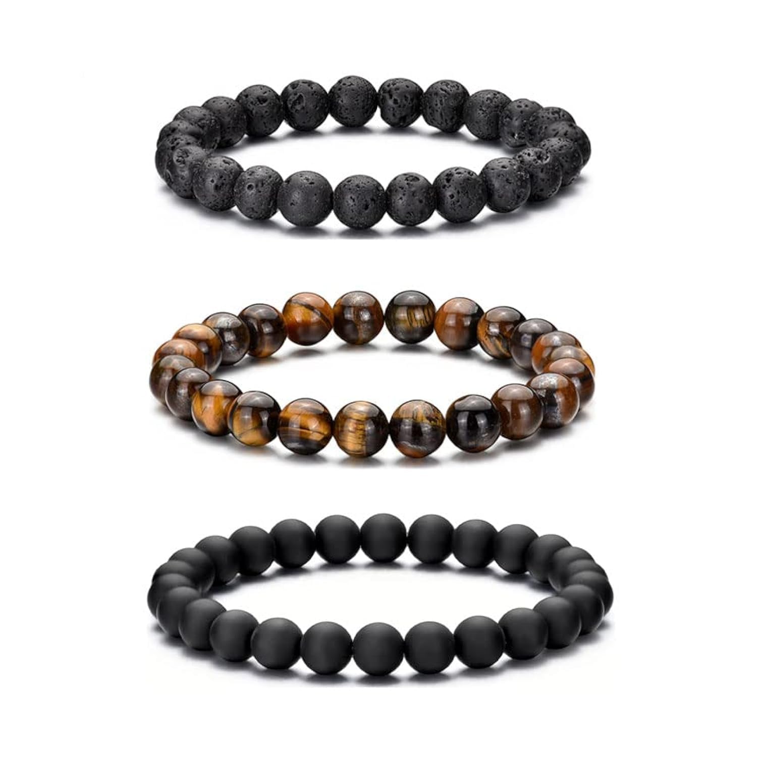 RANKEEF Tiger Eye Bracelet For Men