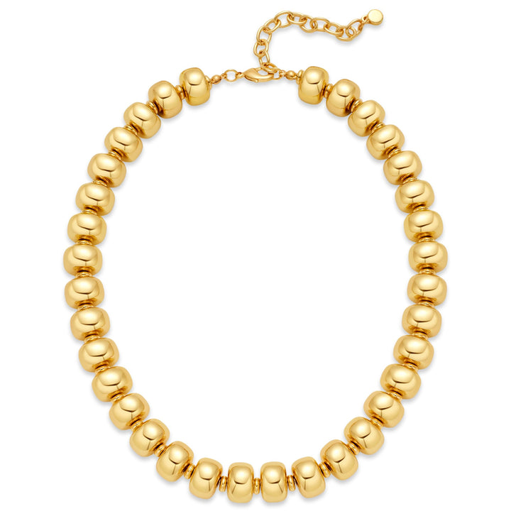 LILIE&WHITE Resin Chunky Beaded Necklace for Women Minimalistic Modern Statement Necklace Jewelry Accessories