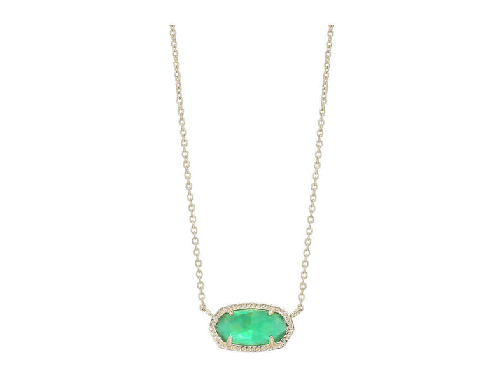Kendra Scott Elisa Pendant Necklace for Women, Fashion Jewelry, 14k Gold-Plated