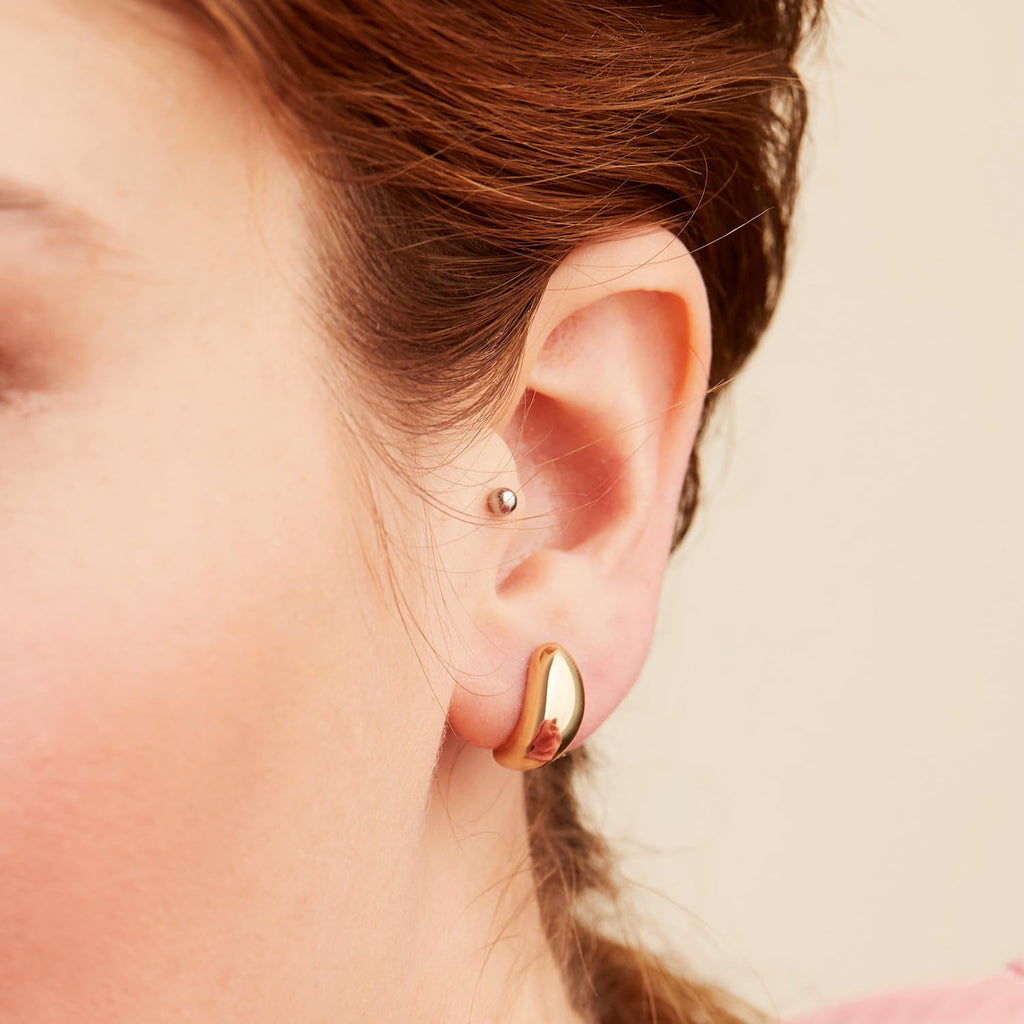 Freekiss 3 Pairs Gold Hoop Earrings Set for Women