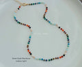 Rainbow Gemstone Beaded Necklace – A Dainty Touch of Color and CharmA Splash of Color, A Dash of JoyThe Rainbow Gemstone Beaded Necklace brings a burst of vibrant color and effortless elegance to your collection. Crafted with 1.5mm sRemoloxRainbow Gemstone Beaded Necklace
