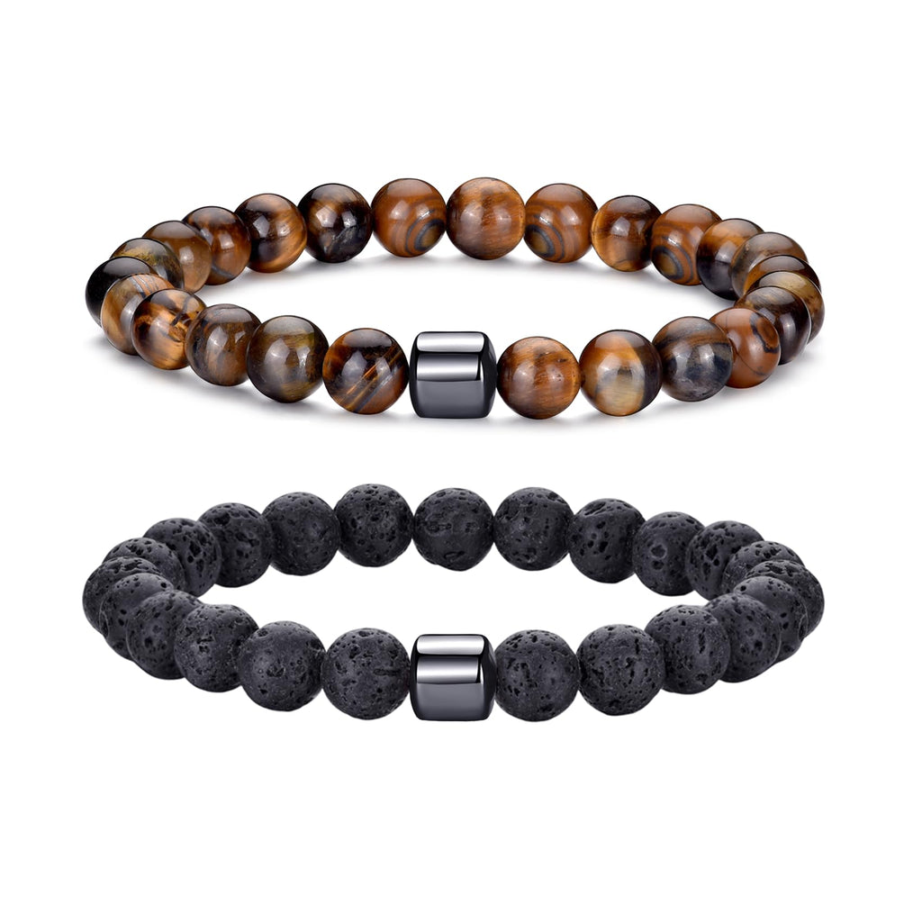 RANKEEF Tiger Eye Bracelet For Men
