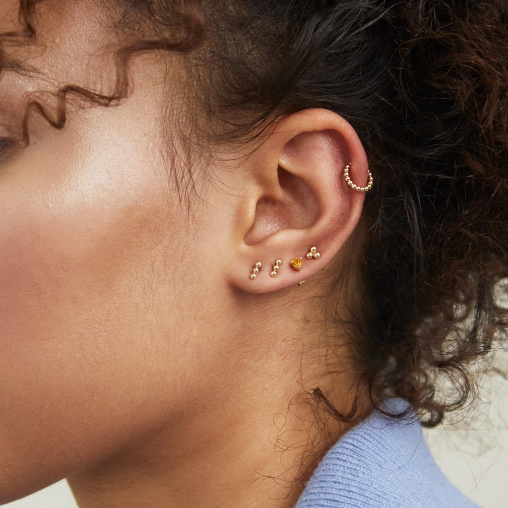 Freekiss 3 Pairs Gold Hoop Earrings Set for Women