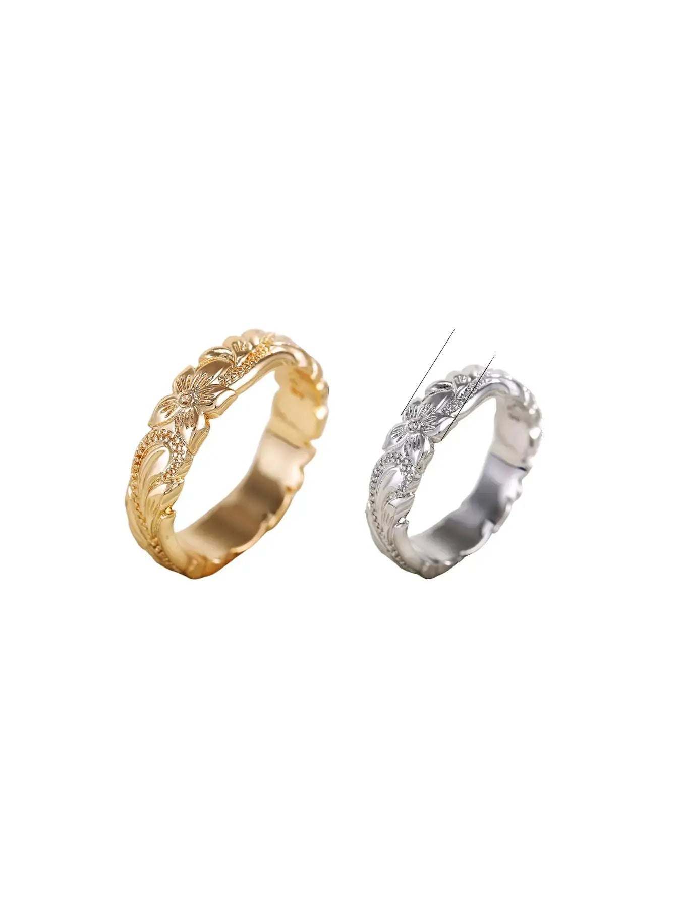 Engraved Flower RingDon’t want to wear a ring that feels ordinary and lacks meaning? This engraved flower ring is here to change that. Thoughtful design with floral engraving, this ringRemoloxEngraved Flower Ring
