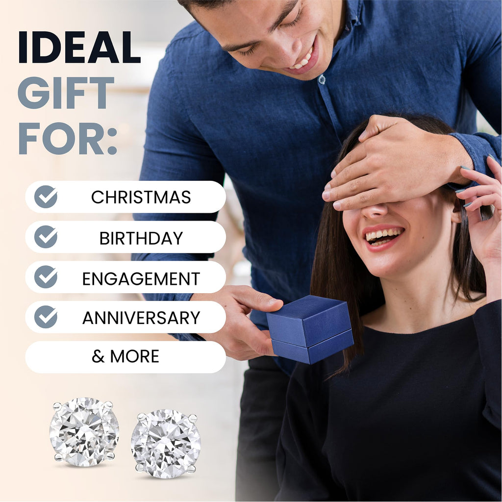 The Diamond Channel CERTIFIED 1 to 6 Carat LAB GROWN Earring