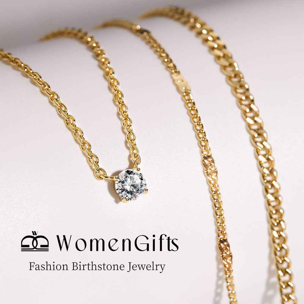 Lot de colliers en plaqué or 14 carats – Bijoux à pendentifs superposables qui ne ternissent pas