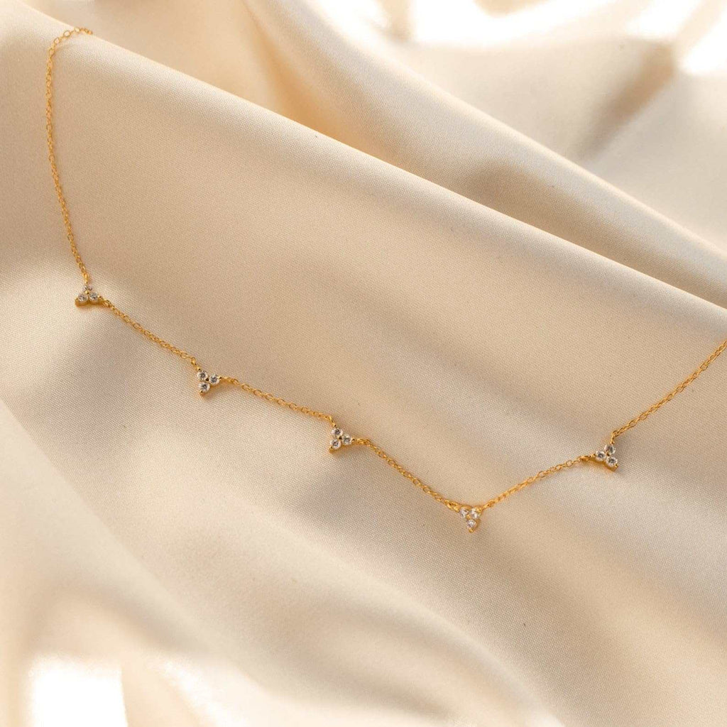 CUEZIY Mothers Day Gifts - Dainty Silver Gold Necklaces