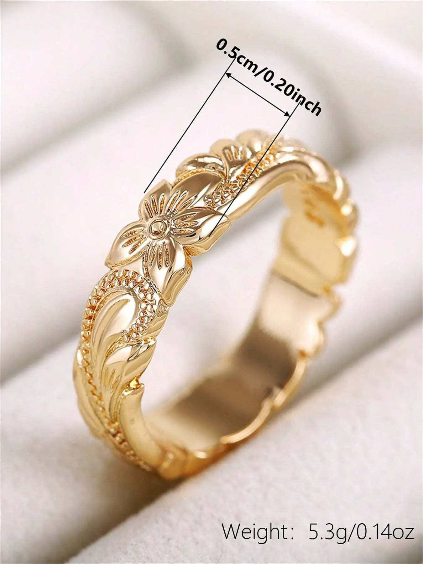 Engraved Flower RingDon’t want to wear a ring that feels ordinary and lacks meaning? This engraved flower ring is here to change that. Thoughtful design with floral engraving, this ringRemoloxEngraved Flower Ring