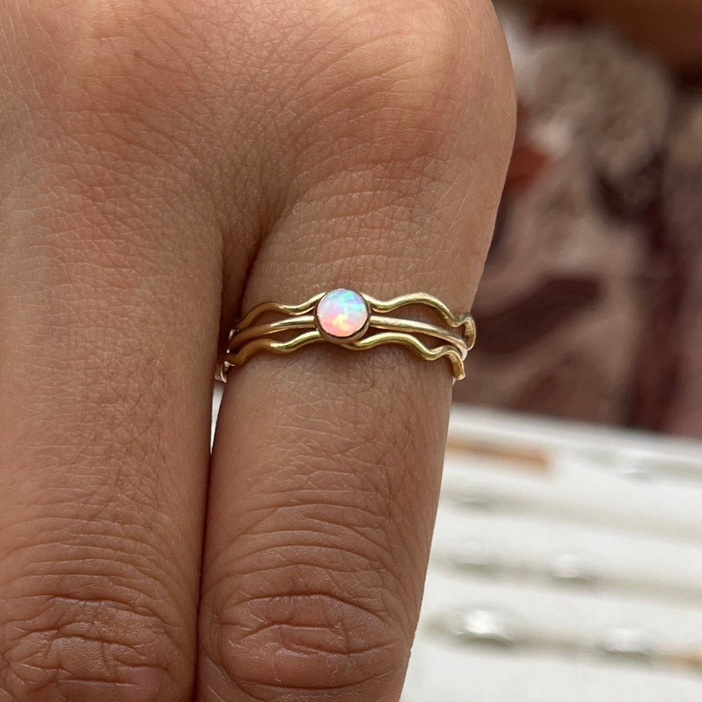 14K Gold Filled "MARIA" OPAL RING