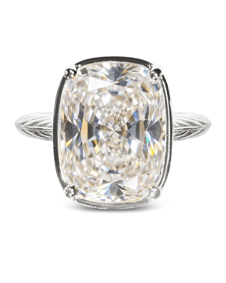 Sterling Silver Elongated Cushion Cocktail Ring