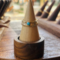 14K Gold Filled Kingman TURQUOISEGEMSTONE  RING