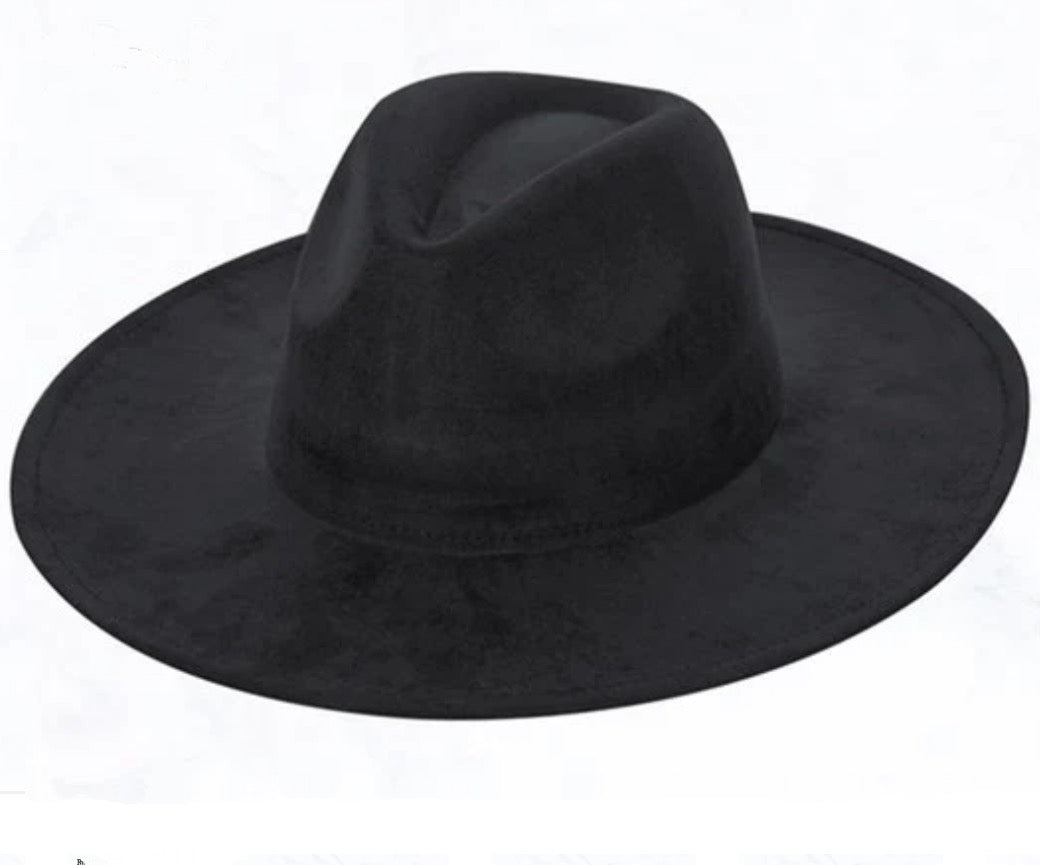 Wide Genuine Leather Bone Suede Hat Band w/ Turq 953v