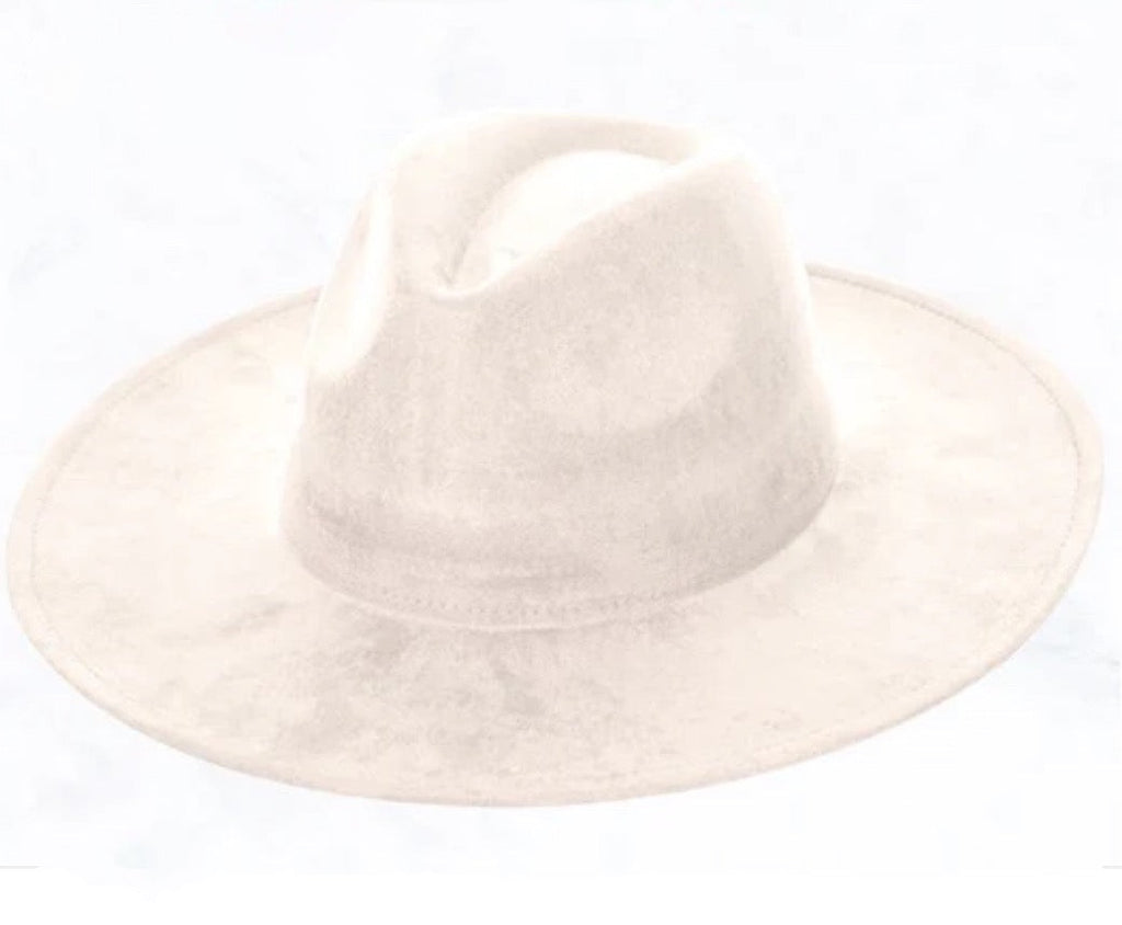 Tan Hide w/ Turquoise Slab Leather Band + Choice of Boho Hat 985t