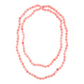 Immeasurable Pink Jade Wrap Necklace