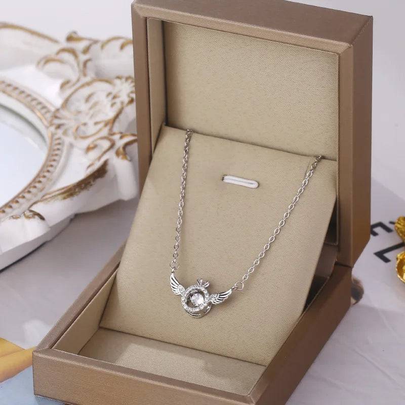 The Heart-Beating Clavicle Chain with Smart Angel Wings Is a Stylish, Where Style Meets SoulDelicate yet powerful, the CelestiaGlow™ Angel Wings Clavicle Chain is more than just jewelry – it’s a whisper of love, light, and inner beautyRemoloxHeart-Beating Clavicle Chain