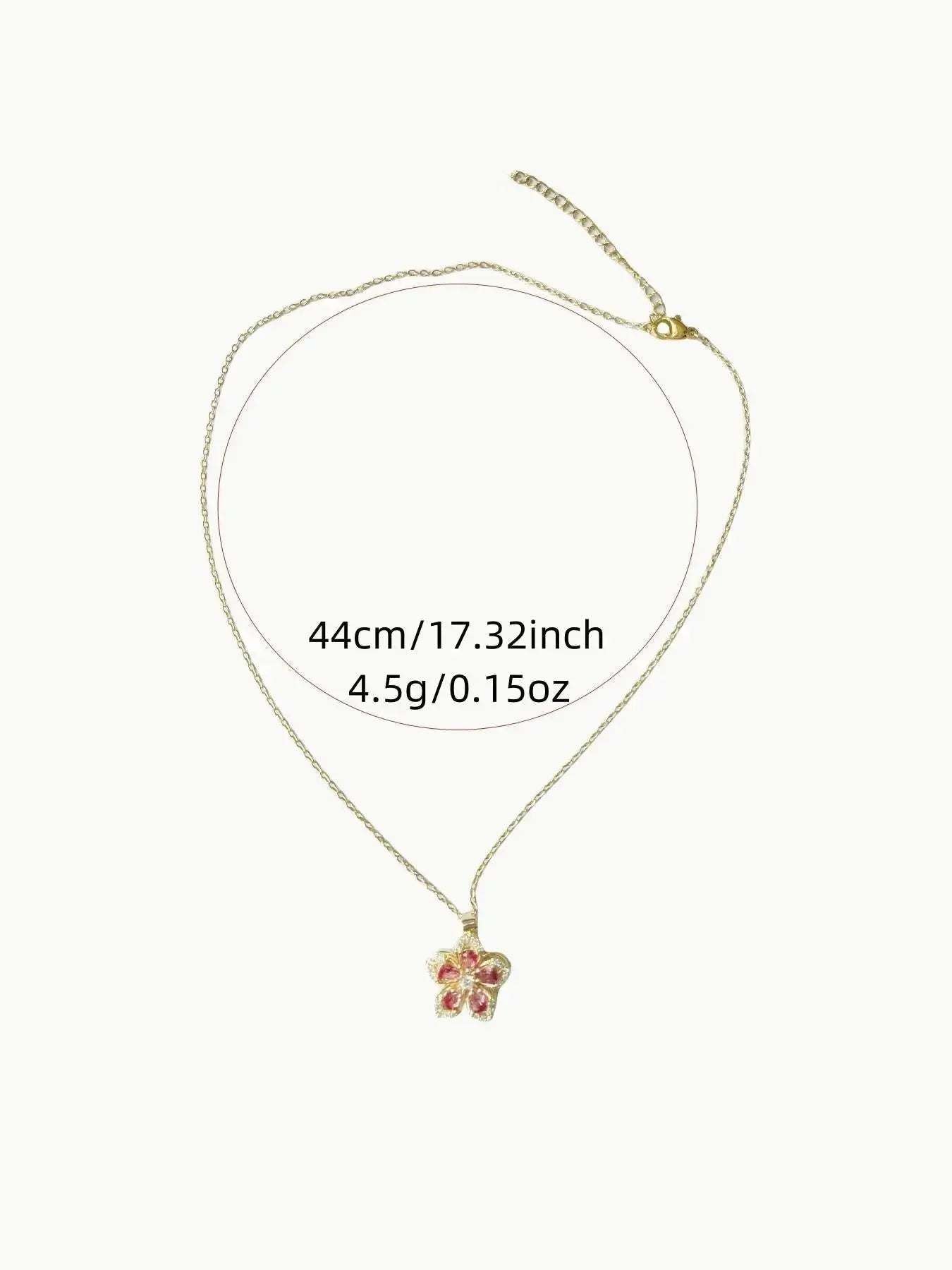 Rhinestone Flower Pendant NecklaceIs it hard to find a necklace that blends elegance with versatility? This flower pendant necklace is what you need! Crafted with shimmering rhinestones and a delicatRemoloxRhinestone Flower Pendant Necklace