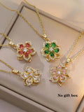 Rhinestone Flower Pendant NecklaceIs it hard to find a necklace that blends elegance with versatility? This flower pendant necklace is what you need! Crafted with shimmering rhinestones and a delicatRemoloxRhinestone Flower Pendant Necklace