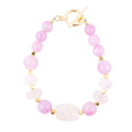 Rose Jade Toggle Bracelet